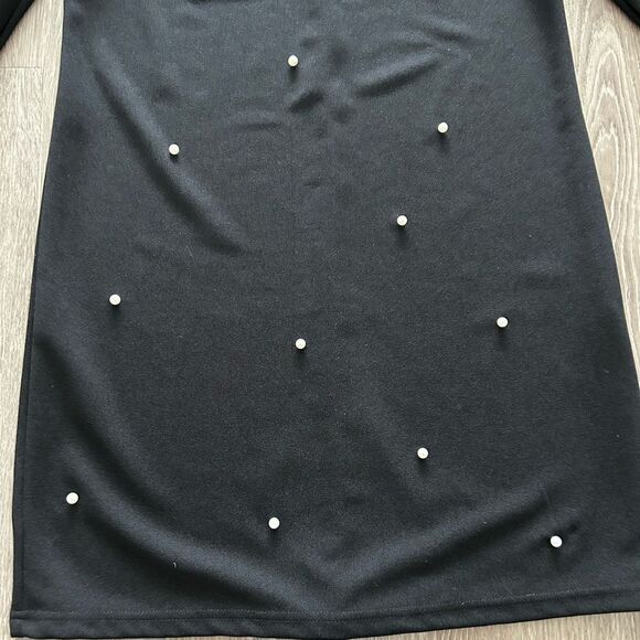 Pearl Embellished Mini Dress - Picture 4 of 9